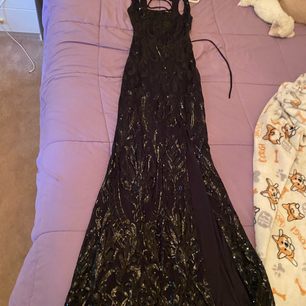 Size small black prom dress